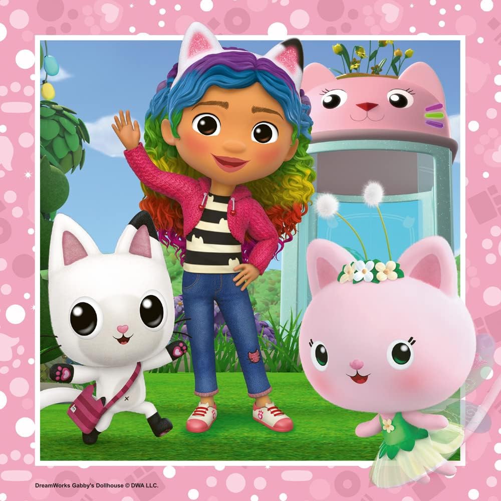 Ravensburger Gabby's Dollhouse Jigsaw Puzzles for Kids Age 5 Years Up - 3x 49 Pieces - Presents for Children - Image 2