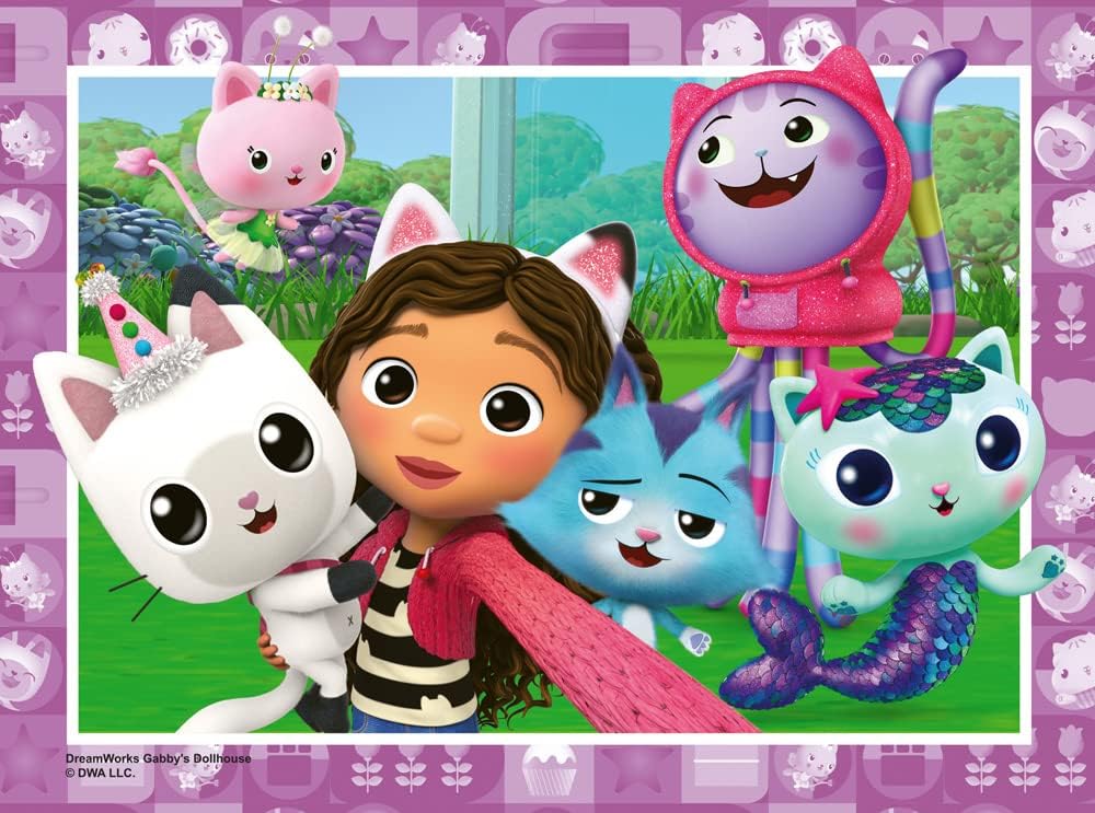 Ravensburger Gabby’s Dollhouse Jigsaw Puzzles for Kids Age 3 Years Up - 4 in a Box (12, 16, 20, 24 Pieces) - Educational Toys for Toddlers - Image 5