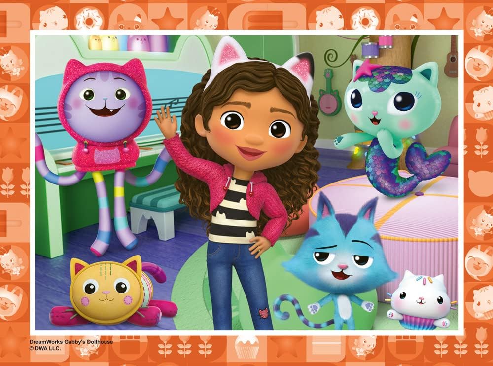 Ravensburger Gabby’s Dollhouse Jigsaw Puzzles for Kids Age 3 Years Up - 4 in a Box (12, 16, 20, 24 Pieces) - Educational Toys for Toddlers - Image 4