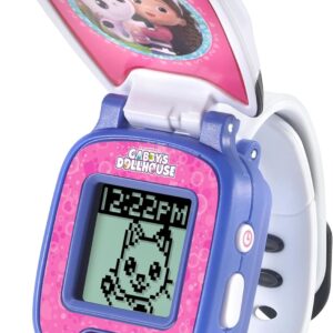 VTech Gabby's Dollhouse Pandy Paws' Paw-Tastic Watch, Official Gabby's Dollhouse Toy, Toddler Watch with Stopwatch, Timer, Alarm & Games, Gift for Children Ages 3, 4, 5, 6 + Years, English Version