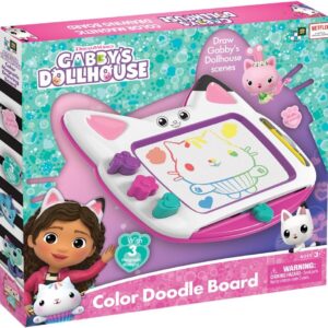 Gabbys Dollhoiuse Colour Magnetic Drawing Gabbys Dollhouse Doodle Board | Sketch | Arts & Crafts | Creative Toys |, DreamWorks, Ages 3 Plus