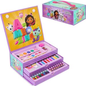 Armo Home Gabby's Doll House 53 Pieces Art Case Kids Childrens Paint Set Colouring Toy
