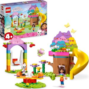 LEGO Gabby's Dollhouse Kitty Fairy's Garden Party Toy Playset with Gabby & Pandy Paws Figures plus Tree House, Swing, Slide & Roundabout, Gift for Girls, Boys, Kids 4+ Years Old 10787