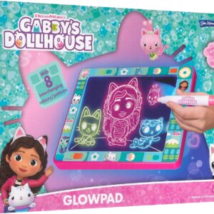 John Adams | Gabby's Dollhouse GLOWPAD light up drawing tablet for endless creative fun anywhere! | Arts & Crafts | Ages 3+